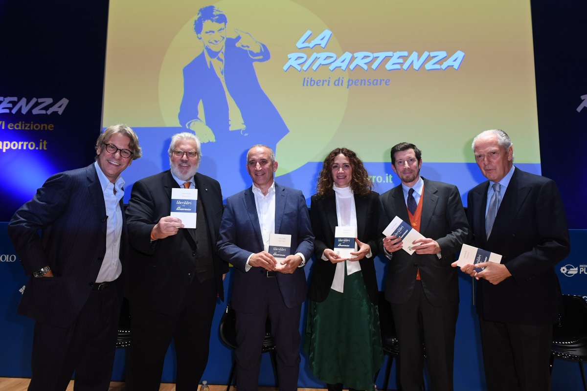 Nicola Porro, Fabrizio Palenzona, Renato Mazzoncini, Sara Doris, Ernesto Fürstenberg Fassio, Marco Tronchetti Provera