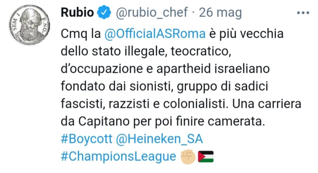 chef rubio totti