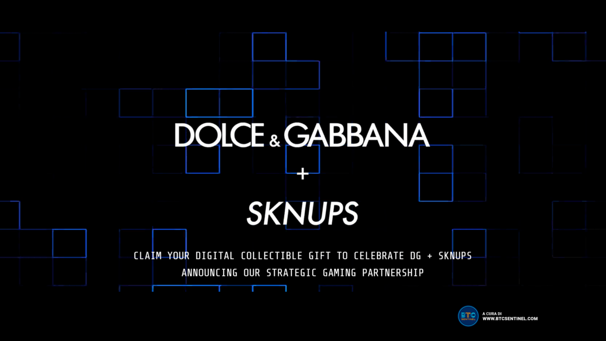 SKNUPS startup del fashion digitale collabora con Dolce & Gabbana