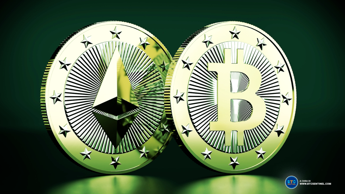 Bitcoin riguadagna $ 20.000 (+8,2%) mentre Ethereum sale del 22,3%