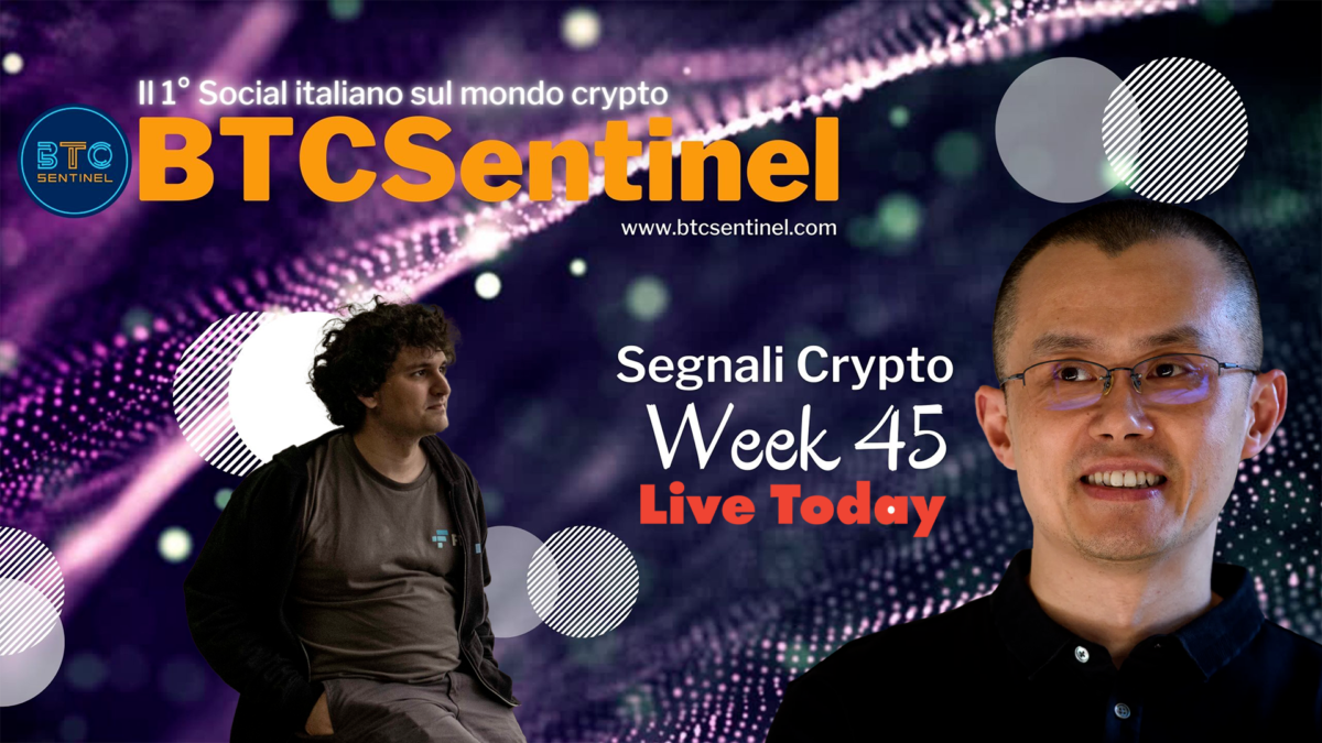 Segnali Crypto Week 45: FTX e Binance, la verità e cosa succederà ora. Live oggi alle 17.00 su YouTube