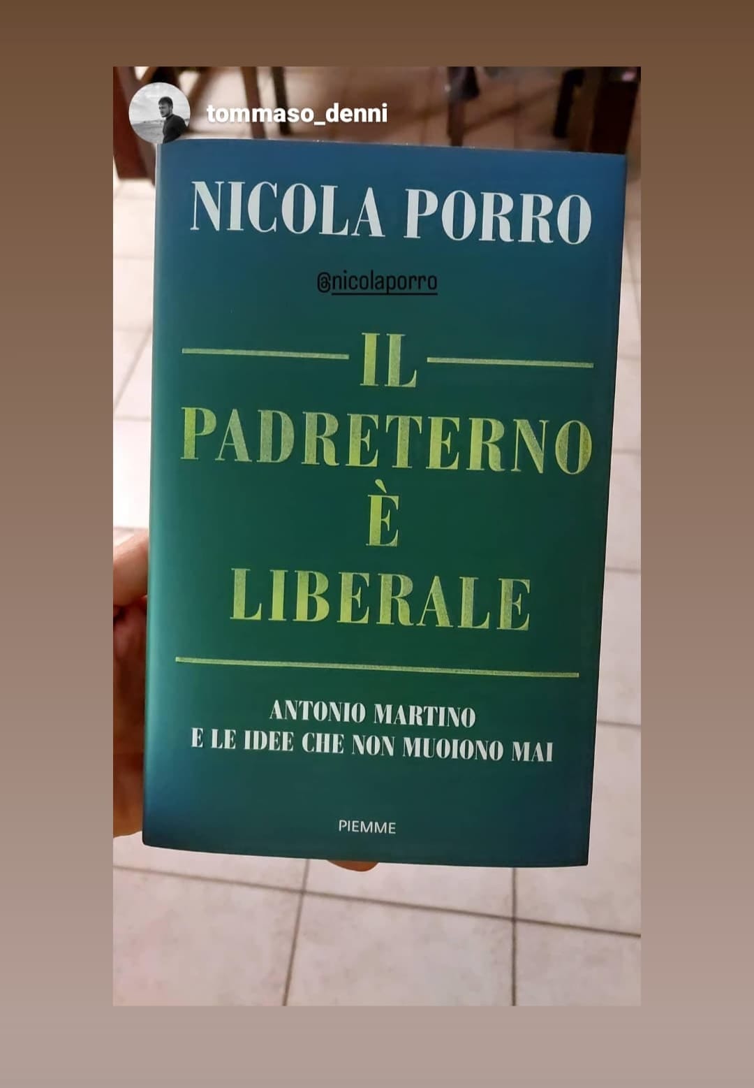 Caccia al tesoro: ditemi dove si trova “Il Padreterno è liberale”