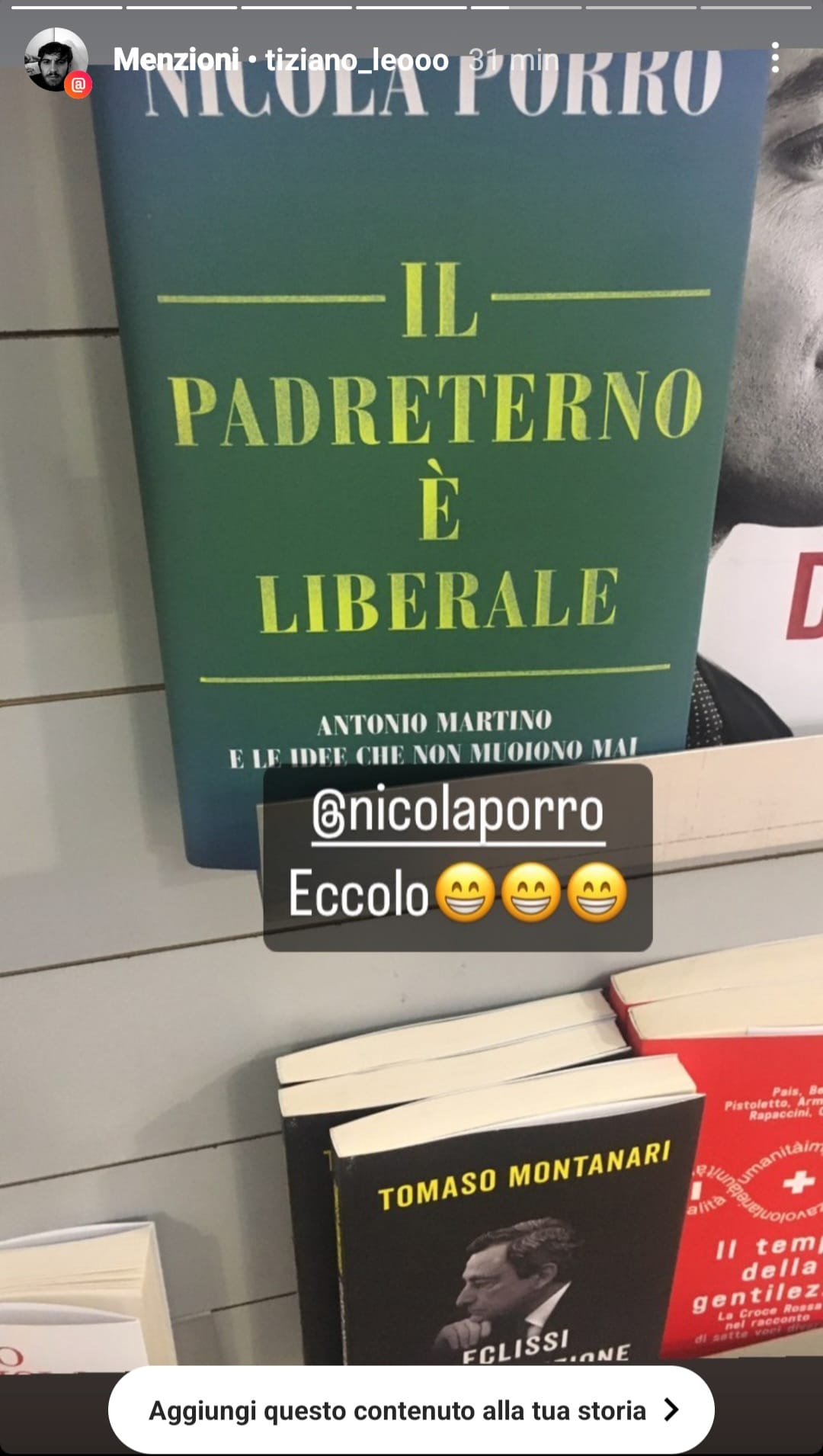 Caccia al tesoro: ditemi dove si trova “Il Padreterno è liberale”