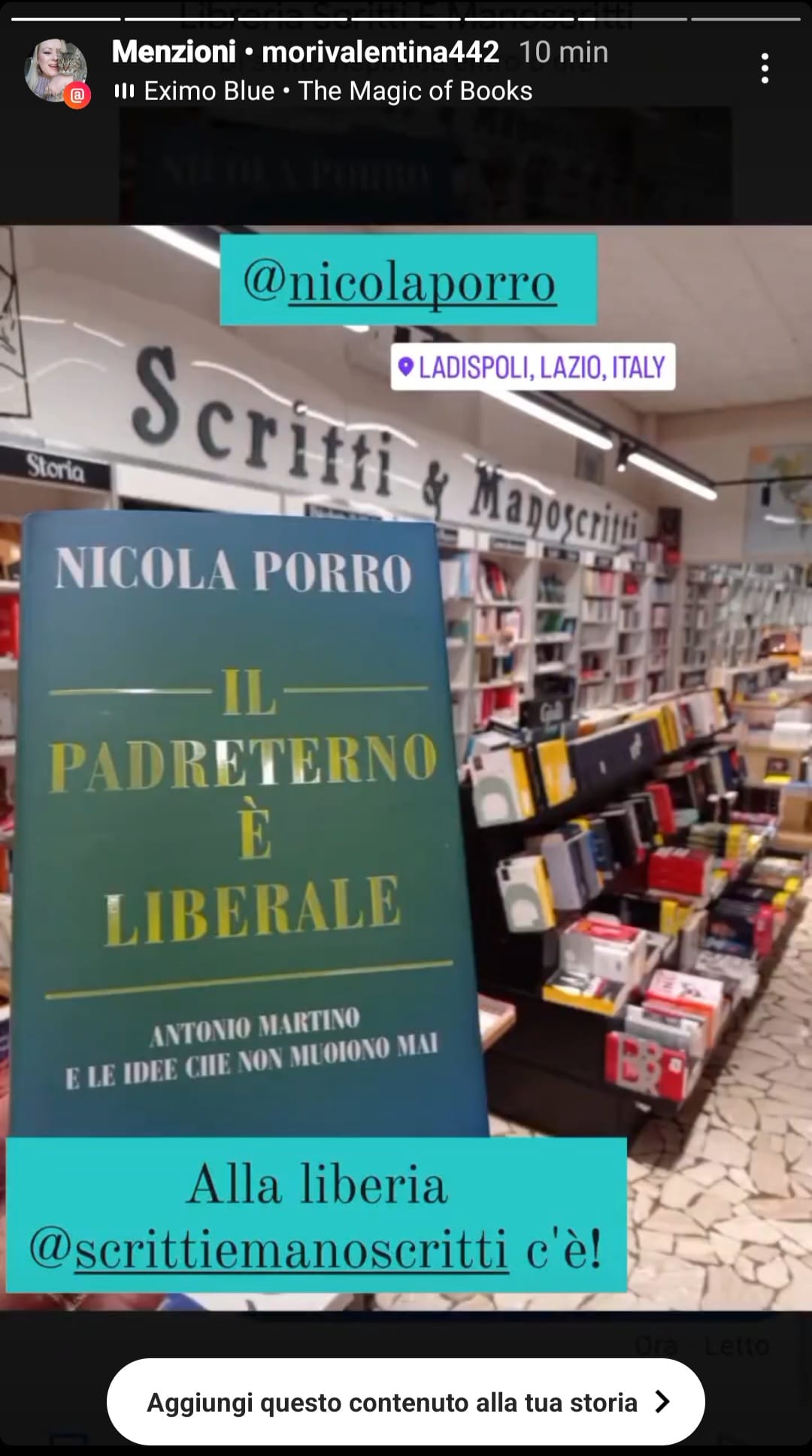 Caccia al tesoro: ditemi dove si trova “Il Padreterno è liberale”