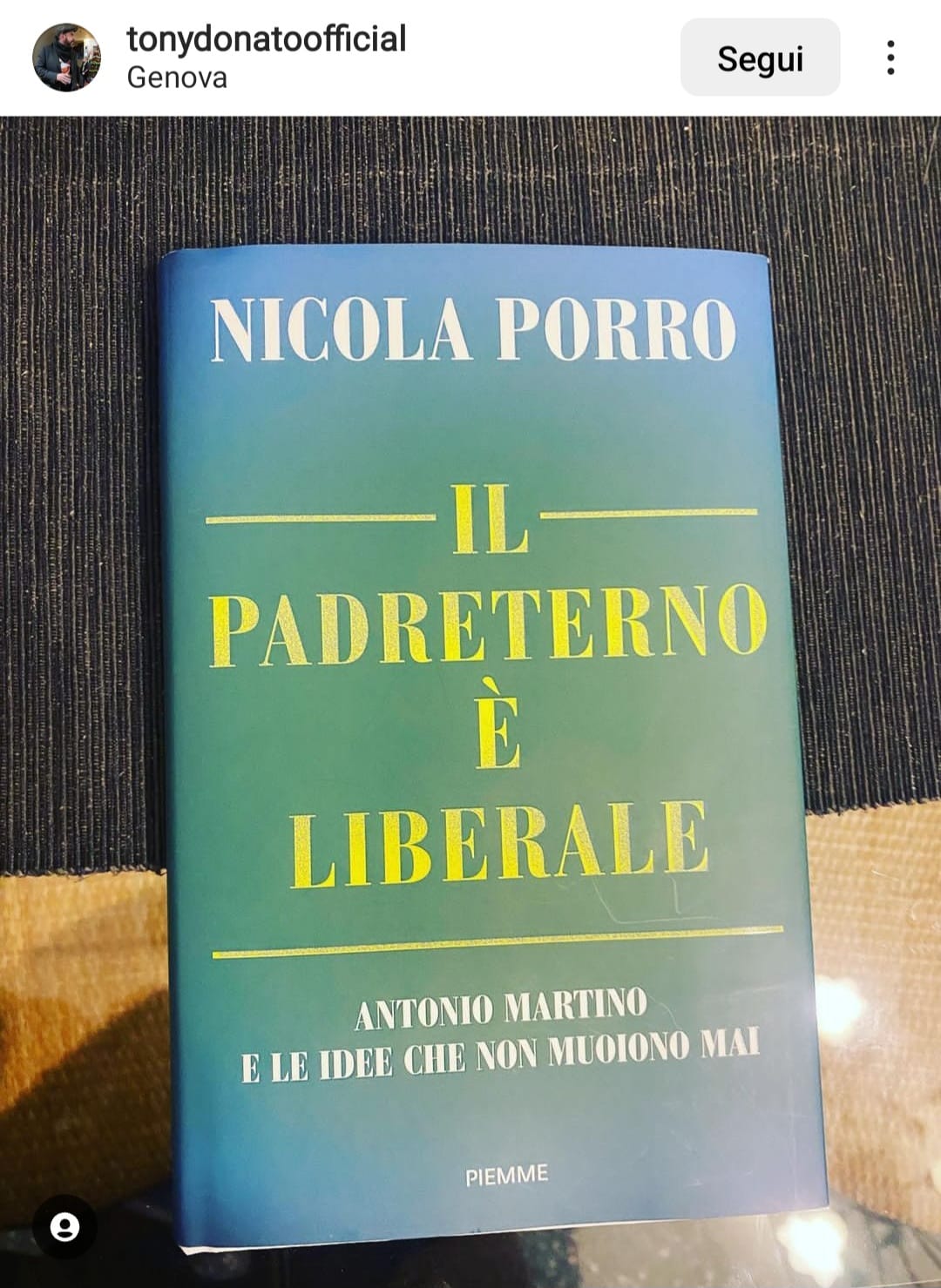 Caccia al tesoro: ditemi dove si trova “Il Padreterno è liberale”