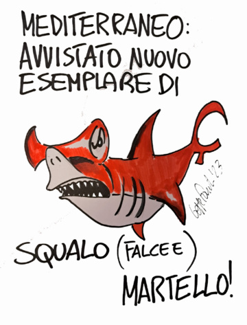 Sedute Satiriche di Beppe Fantin - Vignetta del 14/03/2023