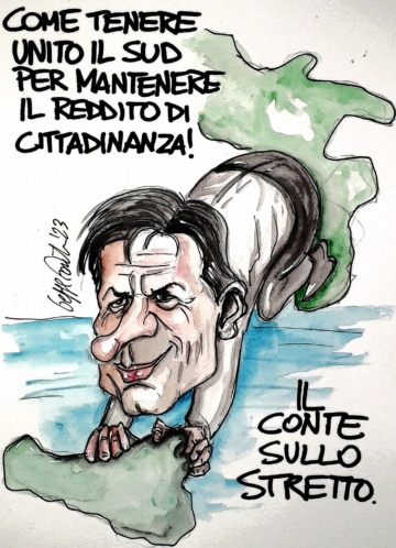Sedute Satiriche di Beppe Fantin - Vignetta del 18/03/2023