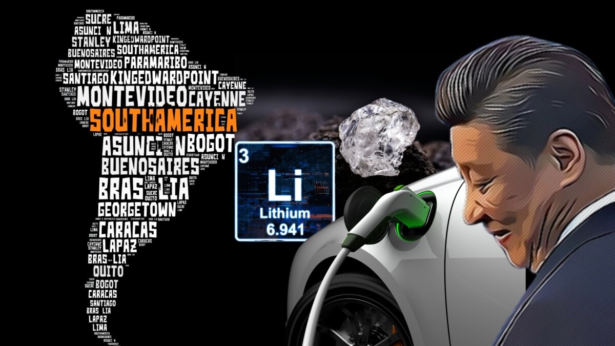 litio auto elettriche cina