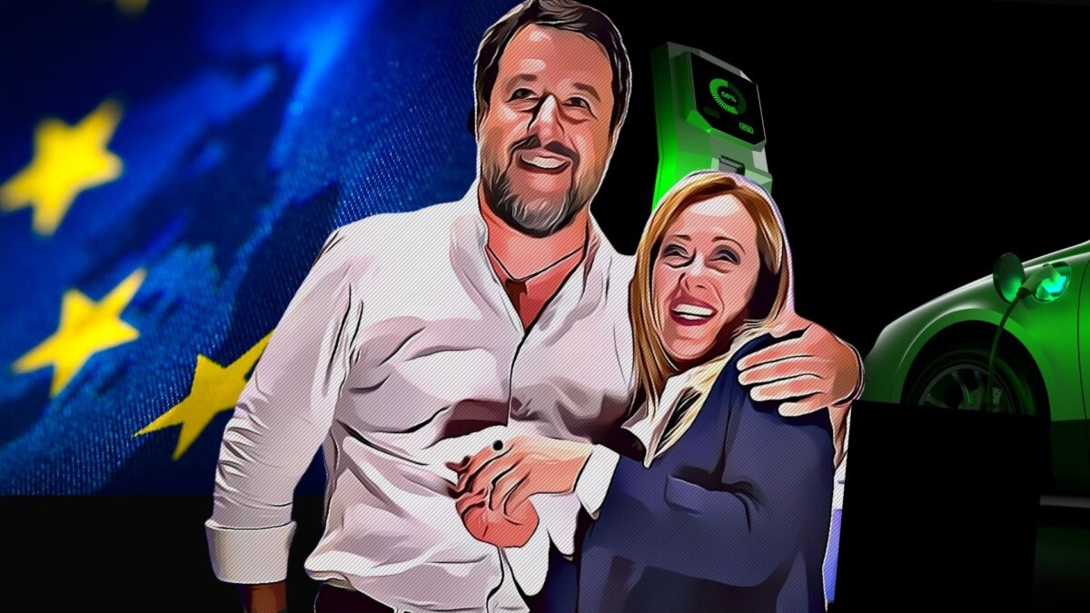salvini meloni auto elettrica