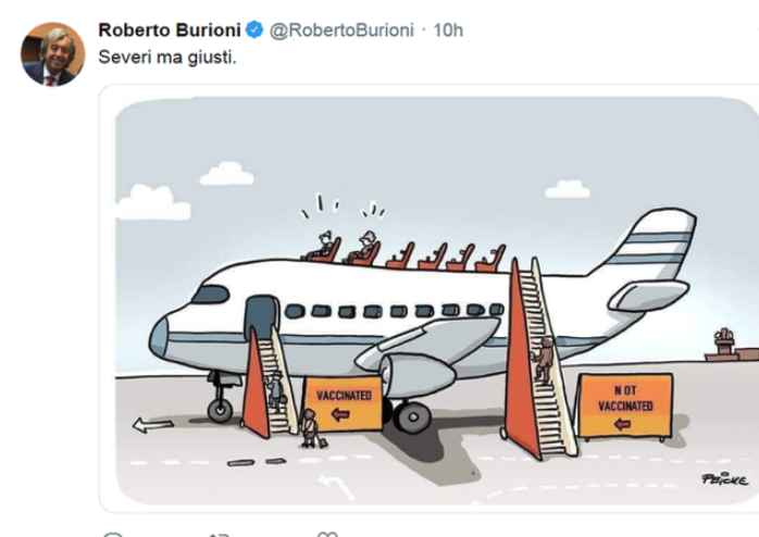 Burioni in Rai: i suoi tweet