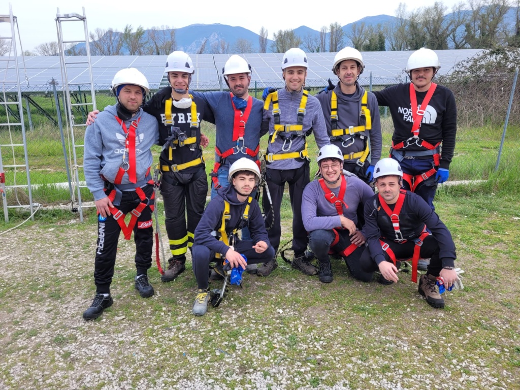 Alcuni allievi del programma formativo Energie per Crescere promosso da Enel