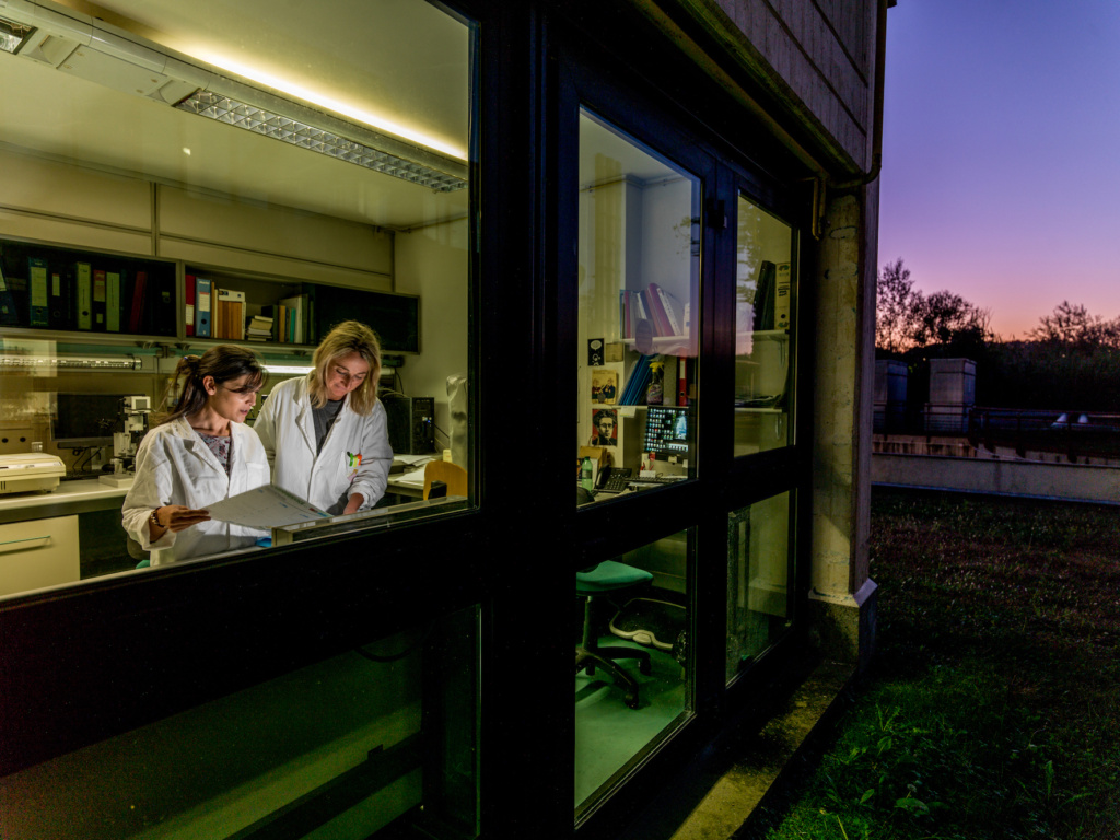 Una vista del laboratorio di Acea Elabori, posizionatasi al quinto posto in classifica tra le TOP 200 società di ingegneria in Italia nel report stilato dalla società di ricerca Guamari