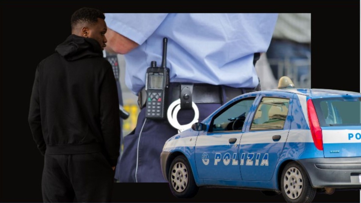 sengalese aggredisce polizia