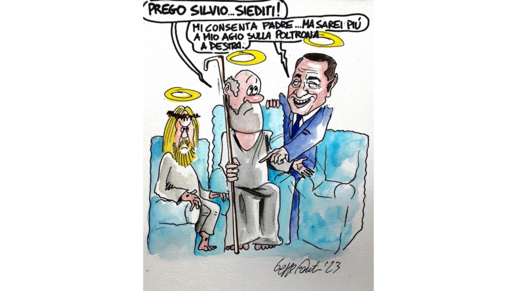 Silvio Berlusconi Beppe Fantin