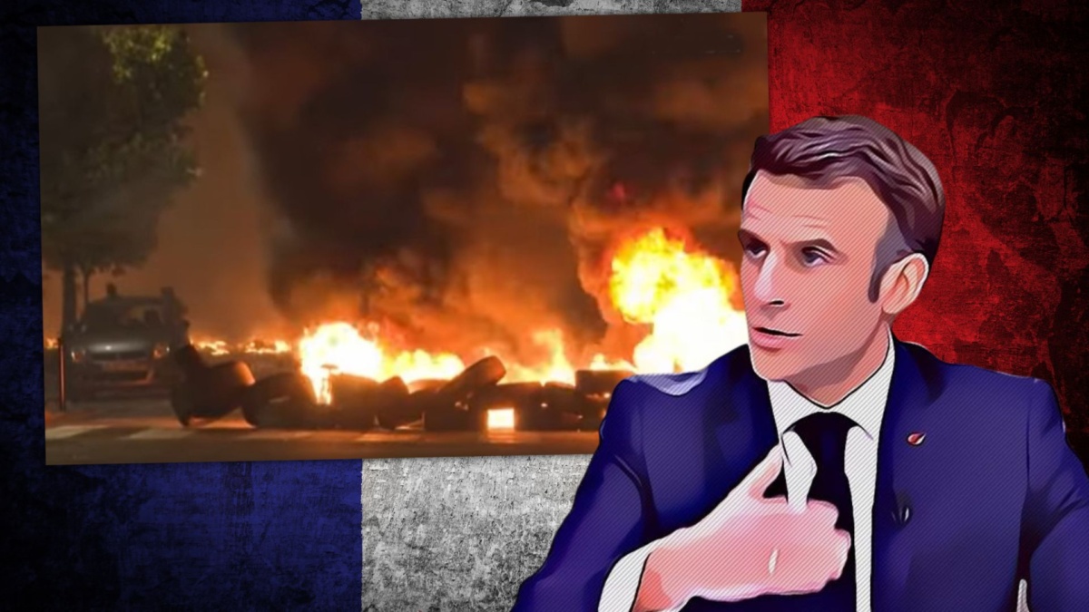 macron scontri