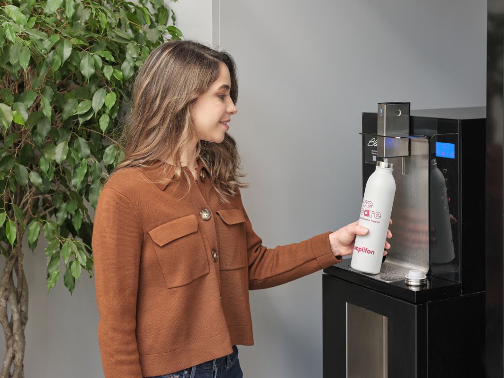 Una dipendente Amplifon