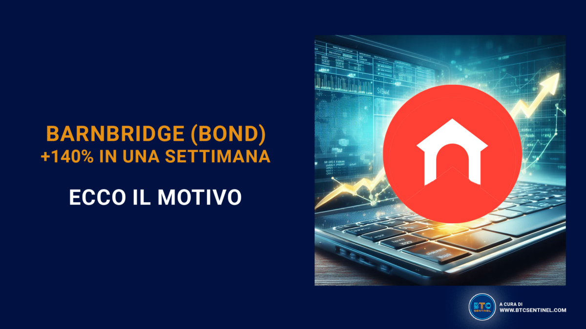 Perché la criptovaluta BarnBridge ha fatto +140% in una settimana