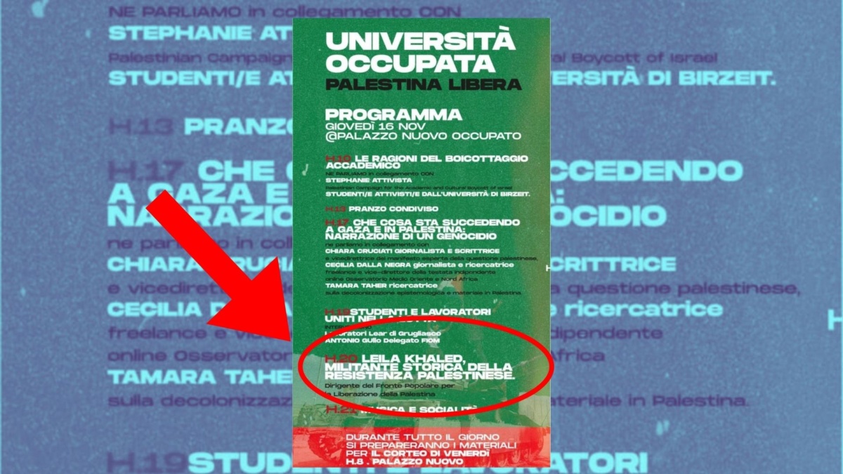 Terrorista palestinese università