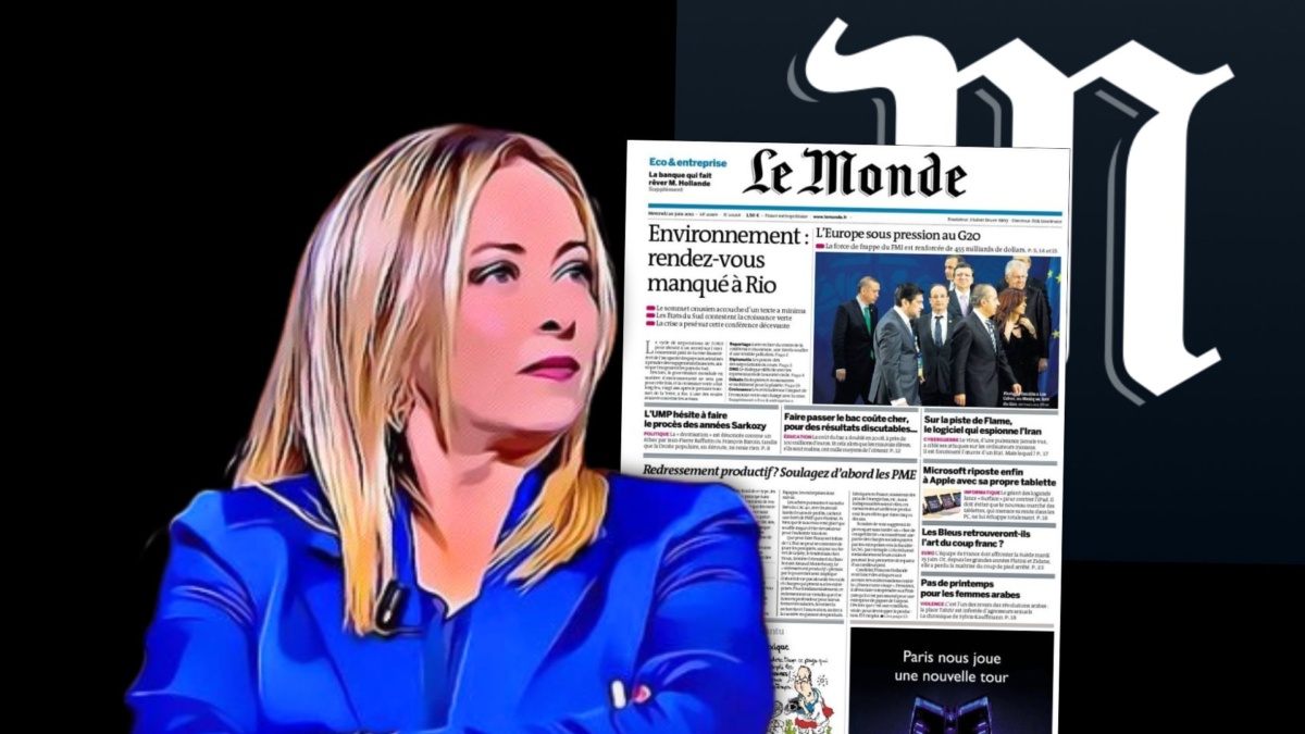 meloni le monde