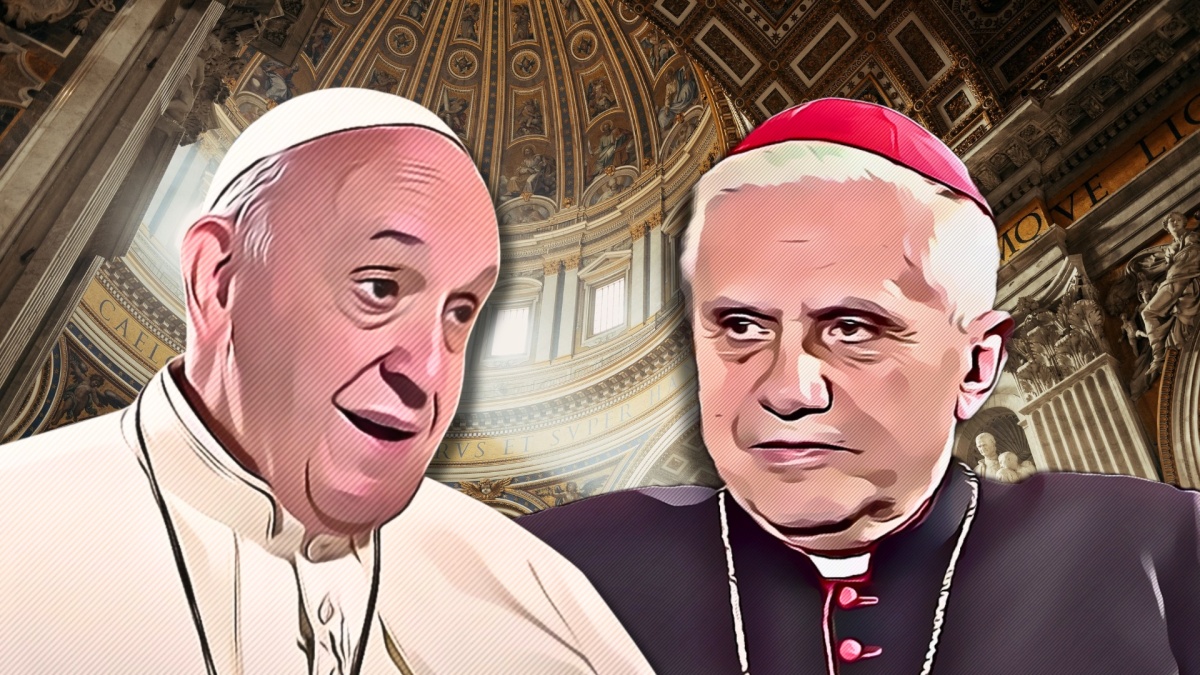 Papa Francesco Ratzinger 02