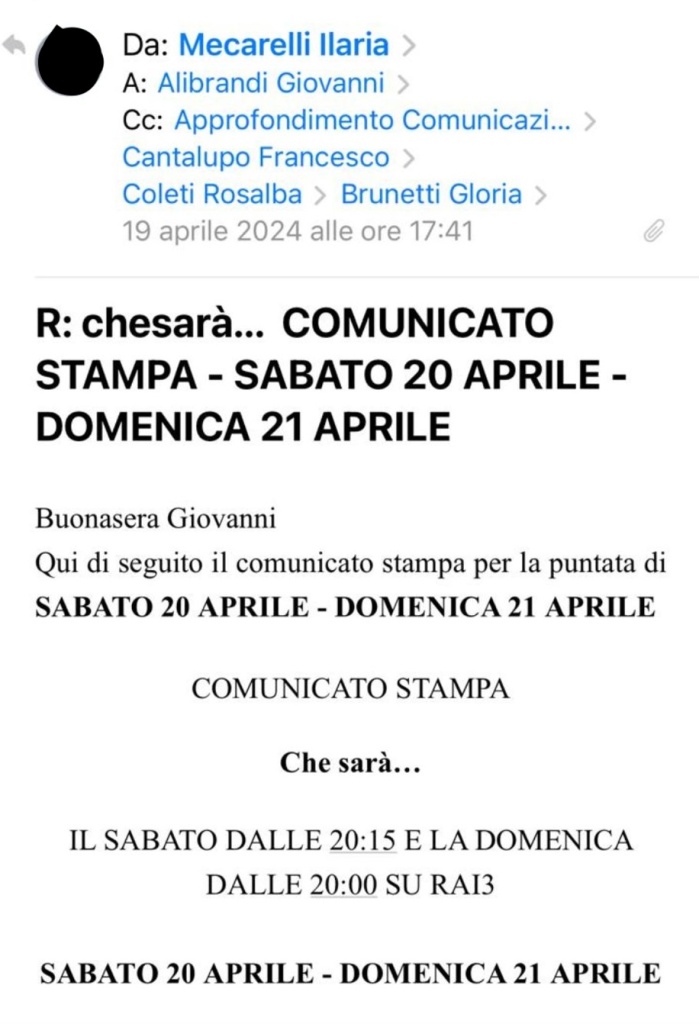 Comunicato stampa scurati