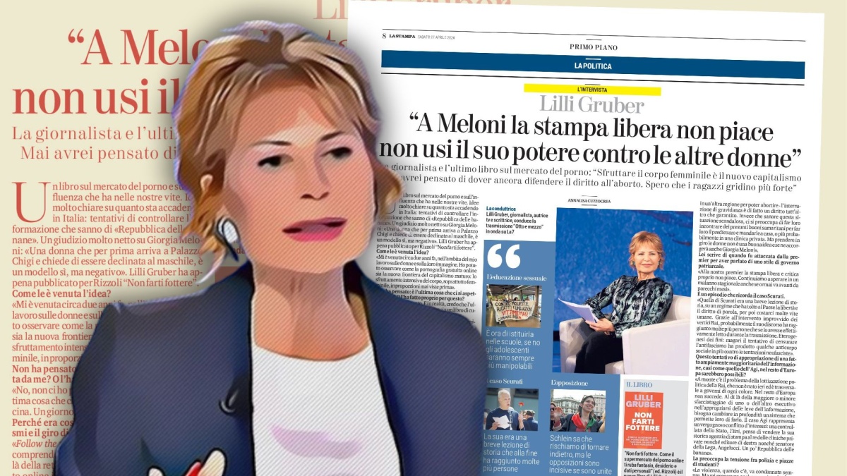 lilli gruber intervista stampa