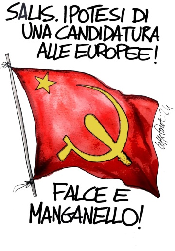 Sedute Satiriche di Beppe Fantin - Vignetta del 02/04/2024