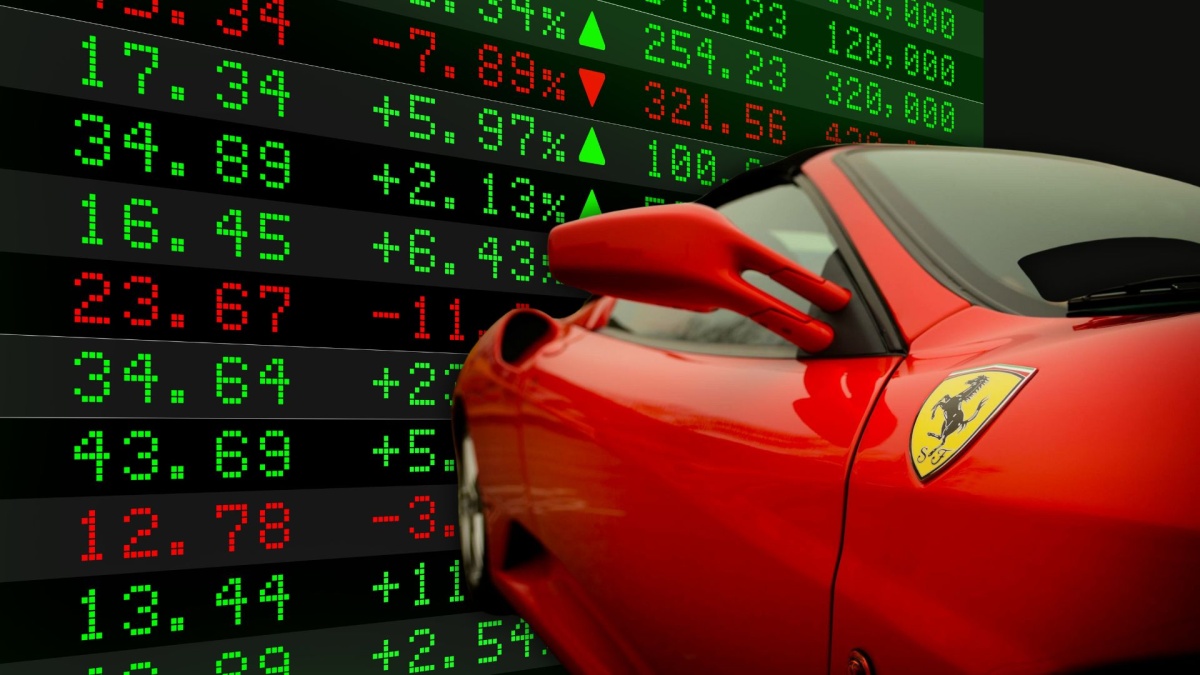 ferrari borsa