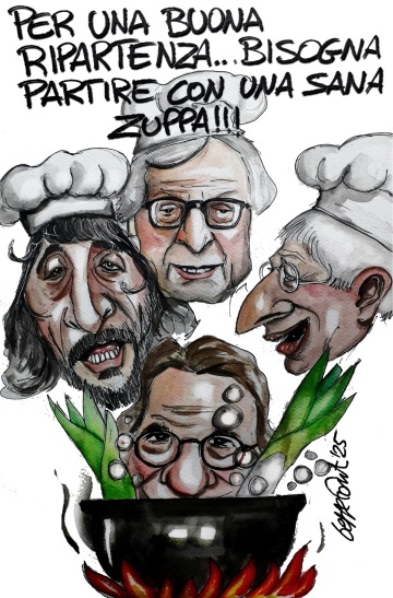 Sedute Satiriche di Beppe Fantin - Vignetta del 30/01/2025