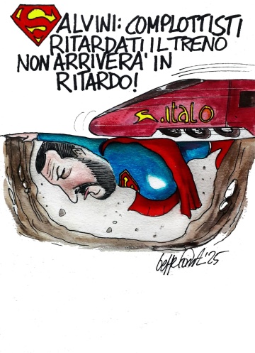 Sedute Satiriche di Beppe Fantin - Vignetta del 29/01/2025