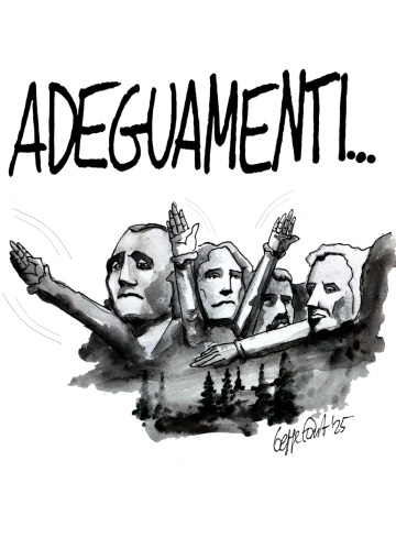 Sedute Satiriche di Beppe Fantin - Vignetta del 22/01/2025
