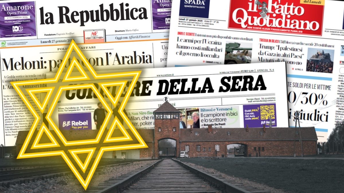 giornata della memoria testa giornali