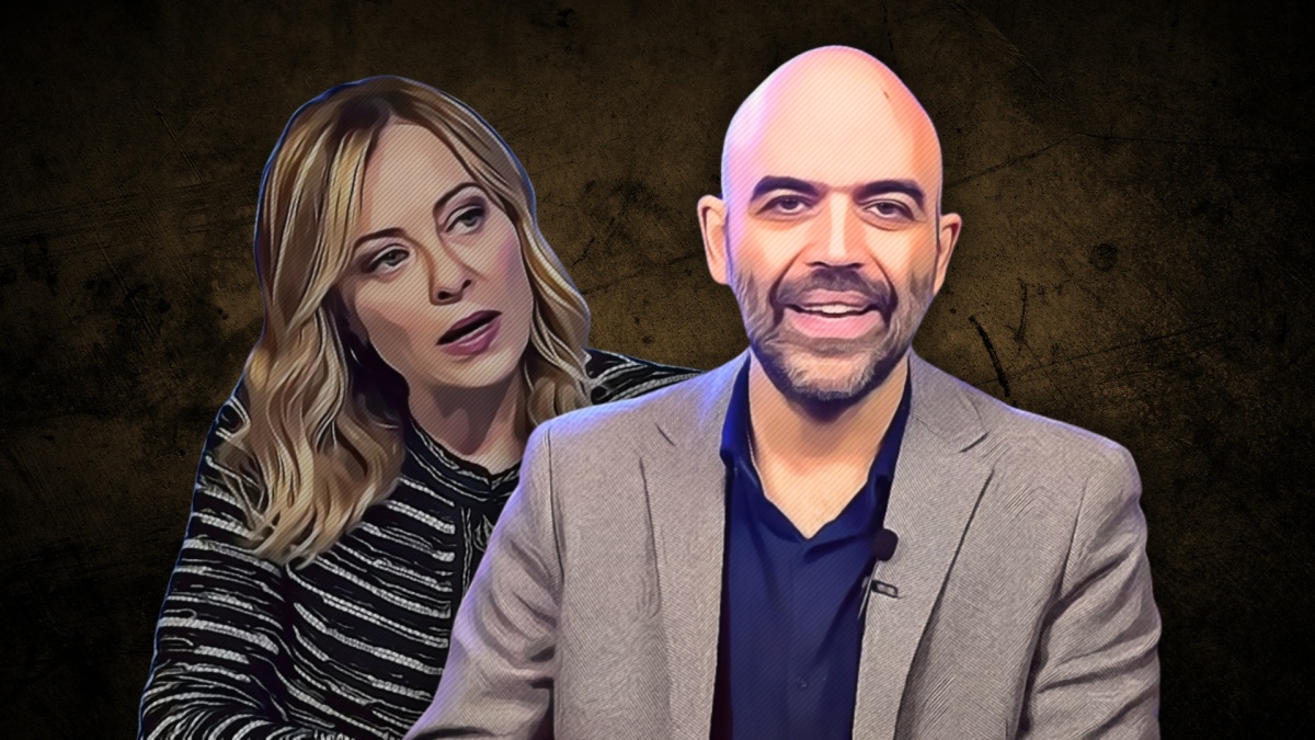 saviano su Meloni