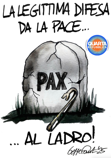 Sedute Satiriche di Beppe Fantin - Vignetta del 21/02/2025