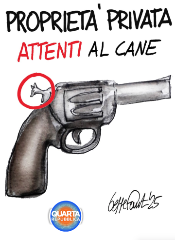Sedute Satiriche di Beppe Fantin - Vignetta del 28/02/2025