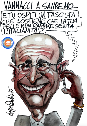 Sedute Satiriche di Beppe Fantin - Vignetta del 09/02/2025