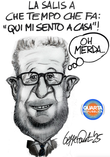 Sedute Satiriche di Beppe Fantin - Vignetta del 12/02/2025