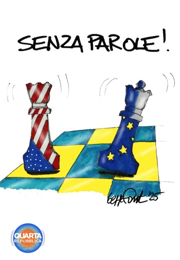 Sedute Satiriche di Beppe Fantin - Vignetta del 11/03/2025