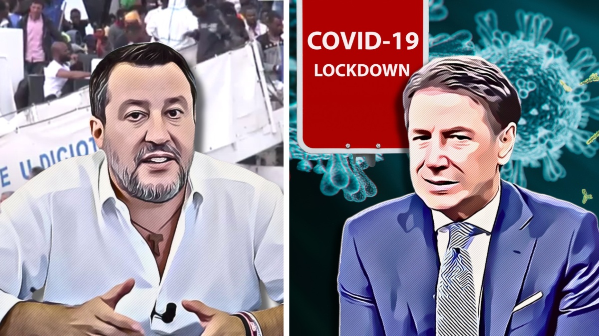 Salvini Diciotti Conte Covid