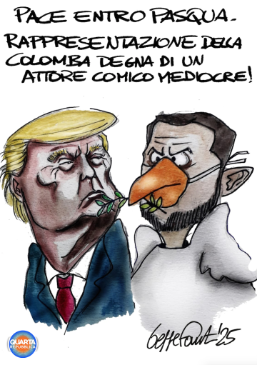Sedute Satiriche di Beppe Fantin - Vignetta del 03/03/2025