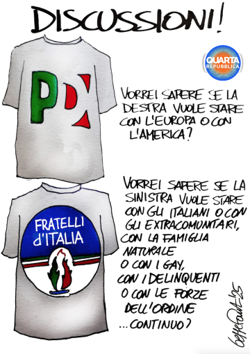 Sedute Satiriche di Beppe Fantin - Vignetta del 04/03/2025