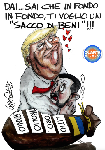 Sedute Satiriche di Beppe Fantin - Vignetta del 05/03/2025