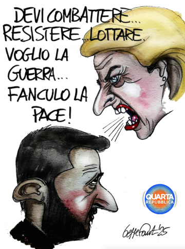 Sedute Satiriche di Beppe Fantin - Vignetta del 06/03/2025