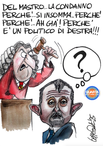 Sedute Satiriche di Beppe Fantin - Vignetta del 08/03/2025