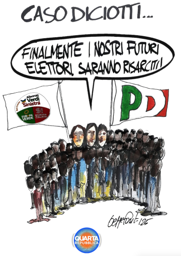 Sedute Satiriche di Beppe Fantin - Vignetta del 18/03/2025