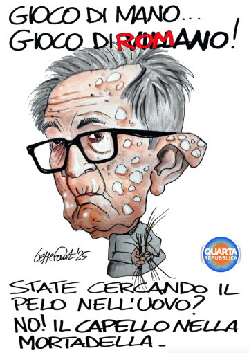 Sedute Satiriche di Beppe Fantin - Vignetta del 25/03/2025