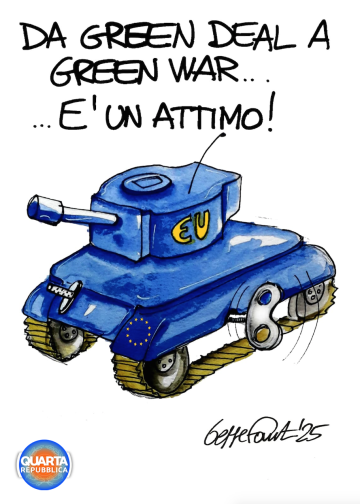 Sedute Satiriche di Beppe Fantin - Vignetta del 30/03/2025