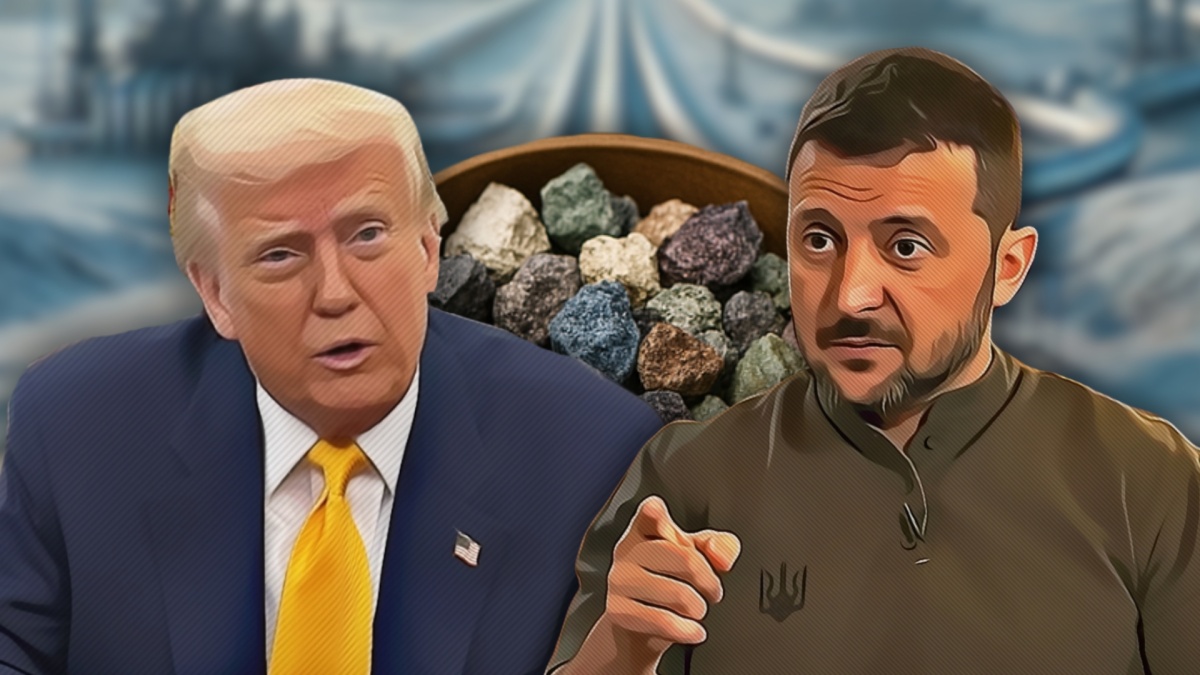 Trump Zelensky gas russo terre rare