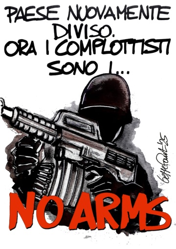 Sedute Satiriche di Beppe Fantin - Vignetta del 14/03/2025