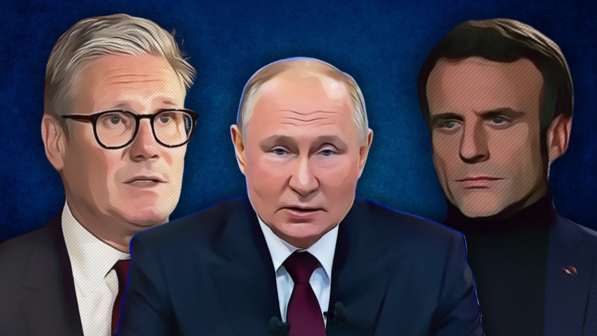 starmer macron putin